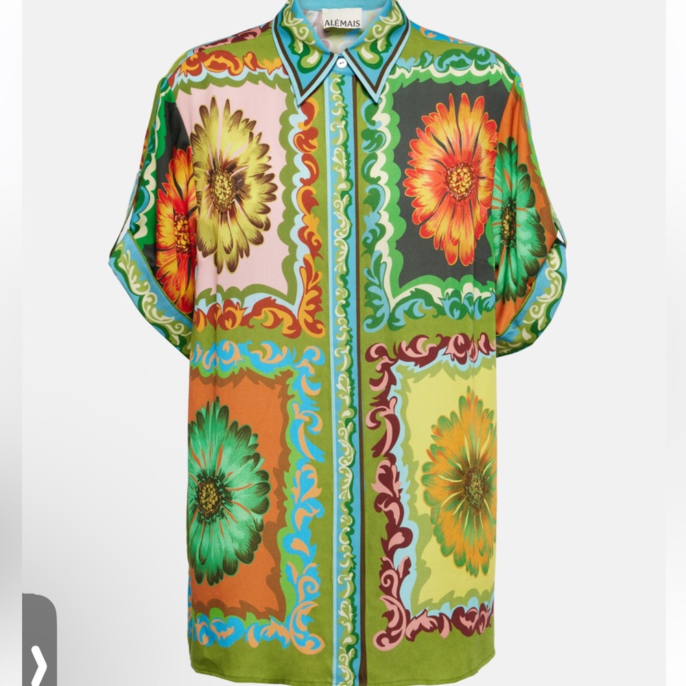 ALÉMAIS
Disco Daisy printed shirt